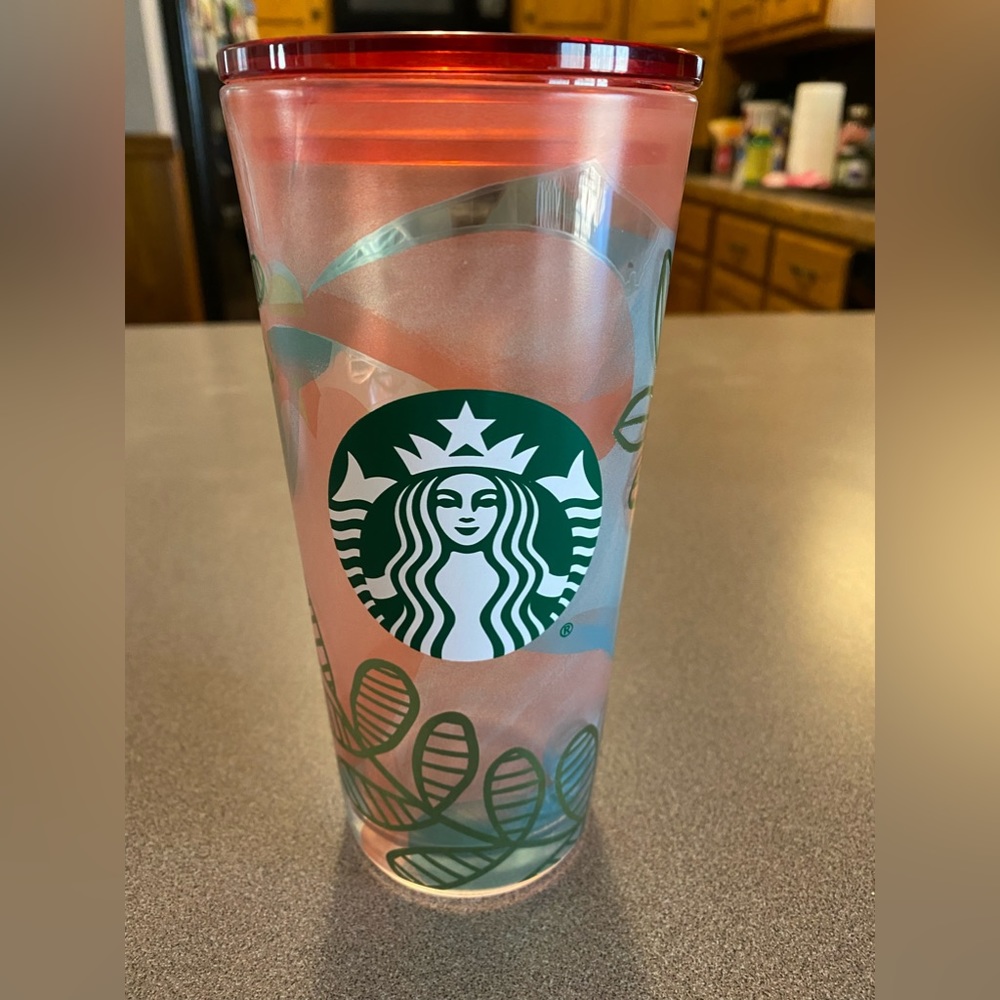 Iced coffee cup